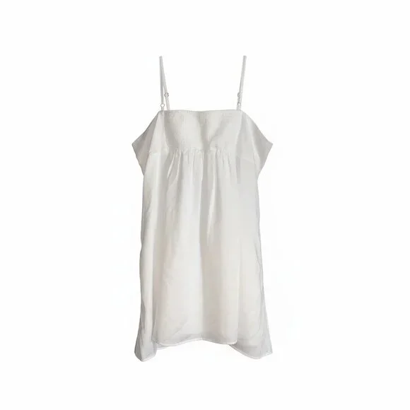 Wild Fable Womens White Embroidered Floral Slip Dress Adjustable Plus Size 2X - Picture 5 of 9